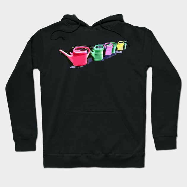 Watering Cans Hoodie by RosArt100